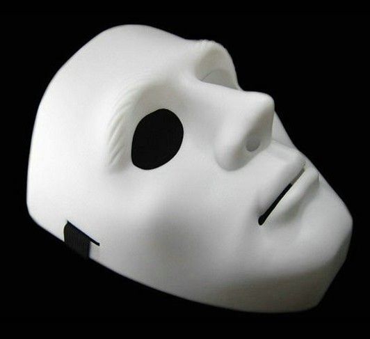 2013 yeni Hip-hop JabbaWockeeZ Boş Erkek Yüz Maskesi Cadılar Bayramı Partisi Maskesi, Dünya Çapında ÜCRETSİZ Nakliye