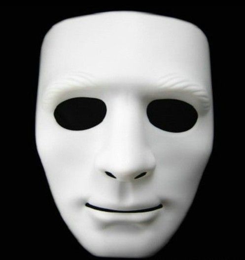 2013 ny Hip-hop JabbaWockeeZ Blank Male Face Mask Halloween Party Mask, GRATIS frakt över hela världen