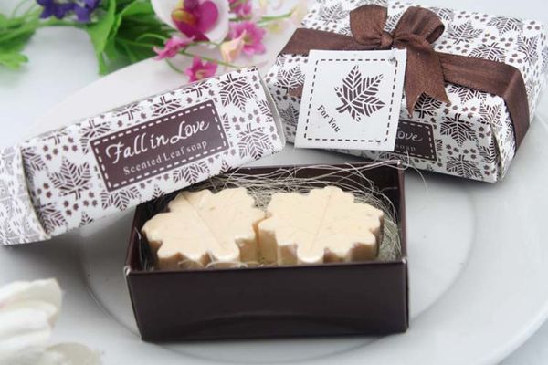 Maple Leaf Soap Fall In Love Scented Soap Baby Shower Favors