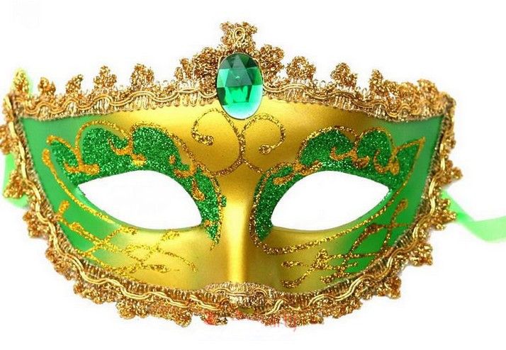 Gold Venetian Masquerade Party Masks - Wholesale Wedding Favors | 