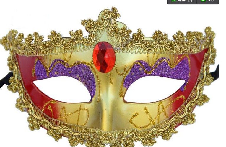 Wholesale - promotion selling party mask new wedding gift gold fashion Venetian masquerade party supply Hallween prop 