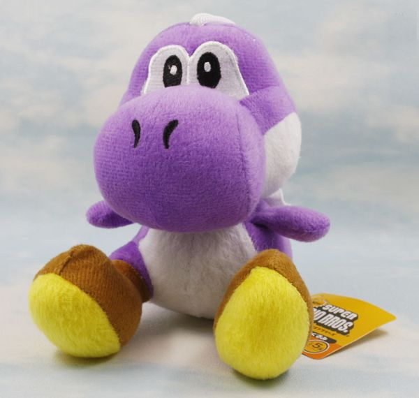 

super mario bros фиолетовый Йоши 7 " мягкая плюшевая игрушка кукла розничная