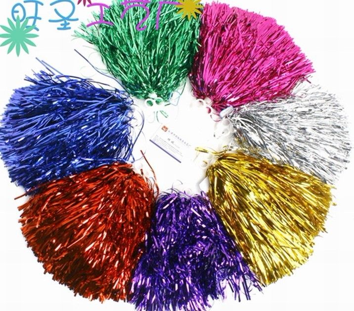 50 stuks / partij juichen pom pom cheerleading producten kleur kan kiezen 50g