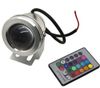 10W RGB Floodlight Underwater LED Flood Lights Swimmingpool Utomhus Vattentät Rund DC 12V Convex Lens LED-ljus