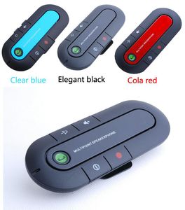 Free Shipping New Wireless Bluetooth Handsfree Speakerphone Car Kit With Car Charger Bluetooth Hands free Kit