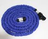 25ft slang expandeerbare flexibele water tuin slang pijp flexibele water blauwe en groene kleuren 20pcs / lot