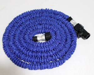 25FT HOSE Expandable & Flexible WATER GARDEN hose pipe flexible water Blue and Green Colors 20pcs/lot