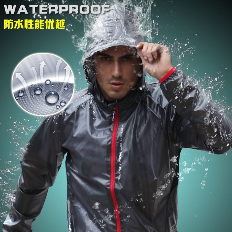 New Windbreaker Windbreaker Ciclismo capa de chuva em preto de alta qualidade capa de chuva de bicicleta