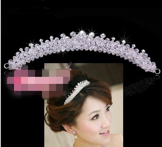 Estoque 2020 brilhante strass moderno designer cristais nova tiara hairpiece coroas casamento nupcial tiaras tiara coroas c227n