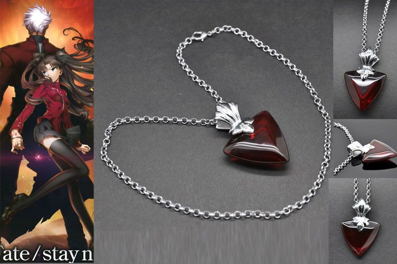 2021 Fate Stay Night Hangings Rin Tohsaka Necklace Heart Shaped Fahion Pandent From Annch 66 25 Dhgate Com - Rin Tohsaka Pendant