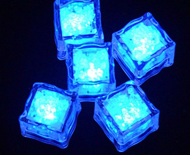 12pcs/lot=1box 2013 new mini led night light ice cubes simulation / romantic ice Nightlight