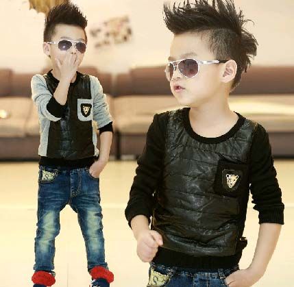 Boys Casual T Shirt Kids Clothing Fashion Animal Pattern Shirts Long ...