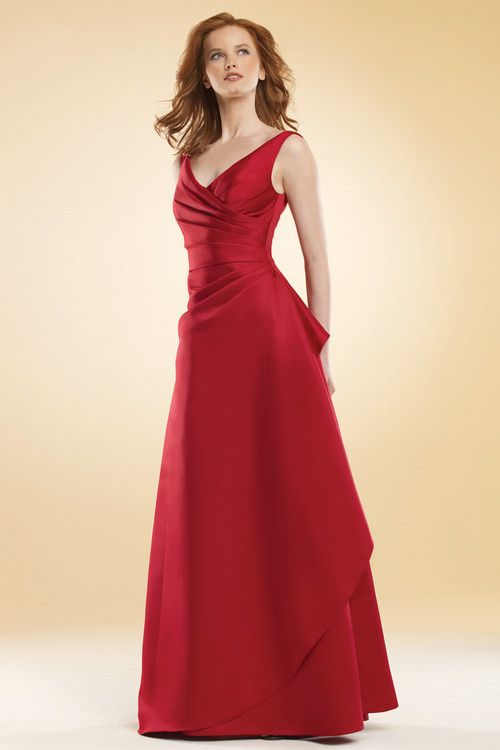 pleated formal gown