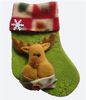 送料無料サンタクロースギフト雪だるまクリスマスストッキング30個の小さなポケットクリスマスデコレーションソックス