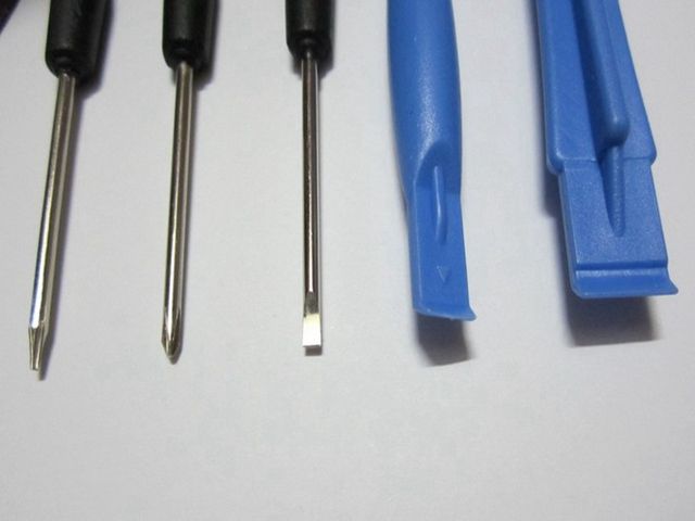 10 in 1 Reparatur-Hebel-Eröffnungswerkzeug-Set mit Pentalobe-Torx-Schraubendreher für iPhone 4 4S 5 5S Kostenloser Versand, 1 Satz/Los