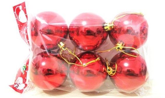 mix colors 3cm 4cm 6cm 3cm Matt Color Christmas Ball Laser Bright Balls For Christmas Tree Decoration New Year Adornos Navidad