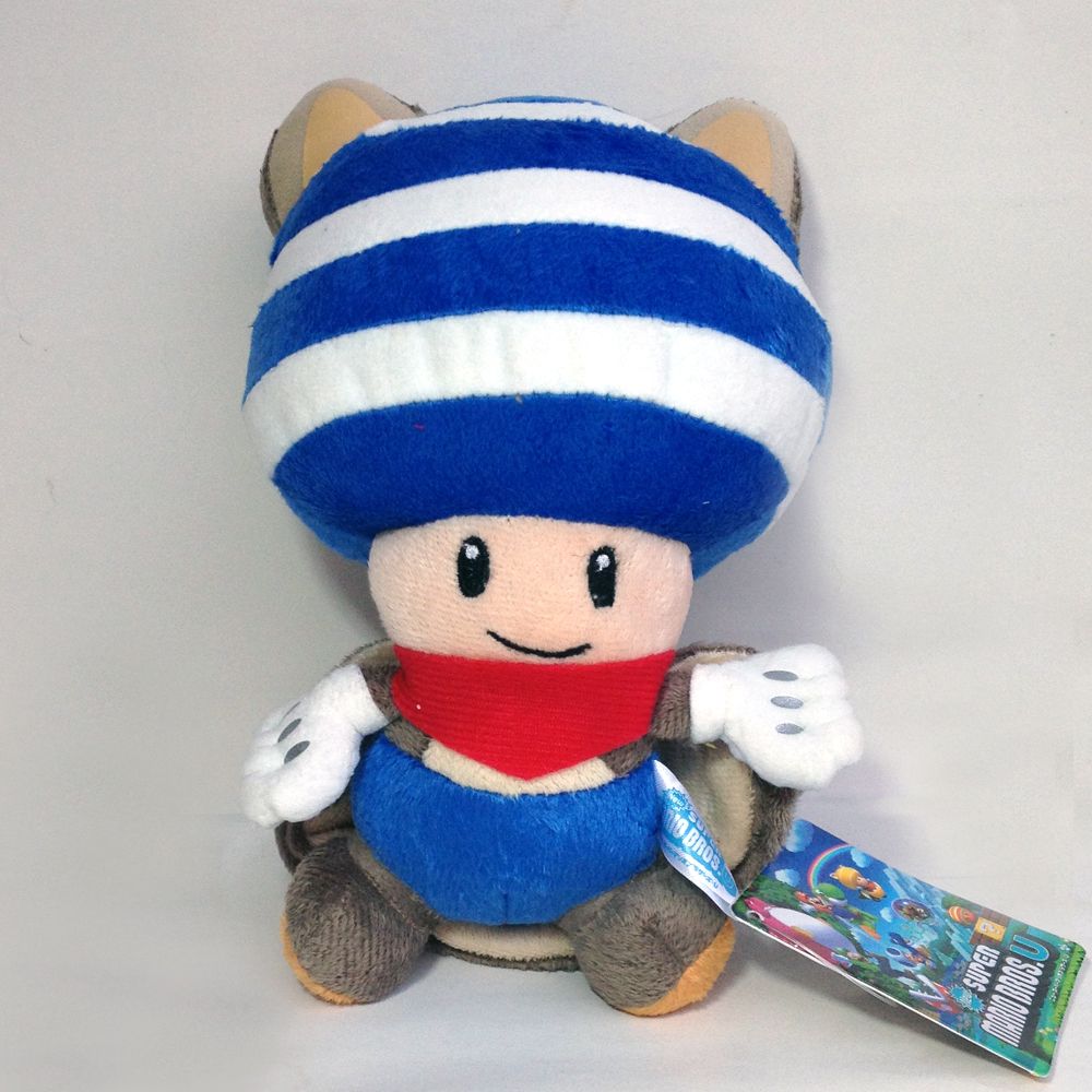 blue toad plush toy