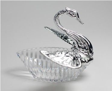 Wedding Favor Boxes Acryl Swan -vormig bruiloft Geschenken Geschenk Candy Gunst Sweetbox Candy -pakket Nieuwe nieuwigheid Wedding Gunsten HOOFDE HOOG QU3040791