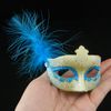 Nueva mini máscara de plumas mascarada veneciana decoración del partido carnaval mardi gras bar prop regalo de boda color de la mezcla envío gratis en venta La mejor calidad