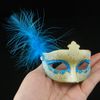 Ny mini Feather Mask Venetian Masquerade Party Decoration Carnival Mardi Gras Bar Prop Wedding Present Mix Color Gratis frakt till försäljning Bästa kvalitet