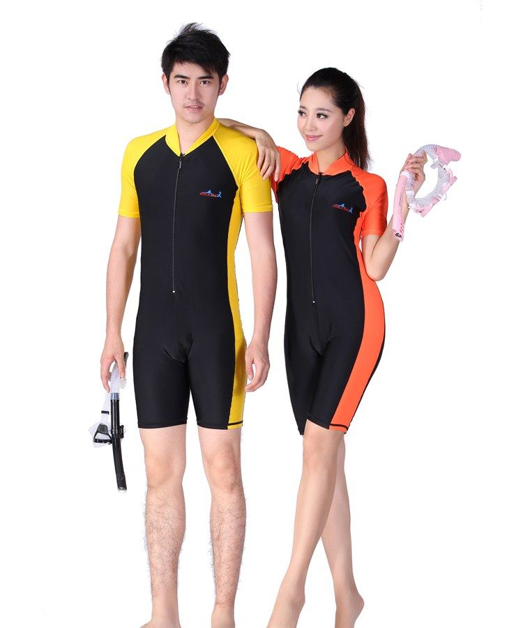 Wetsuits Drysuits Adult Sunscreen One Piece Swimsuit Short Pants Surf