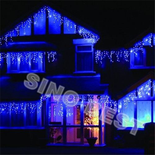 Waterproof Outdoor 512 LED Icicle Lights For Garden Christmas Xmas Holiday Wedding Party
