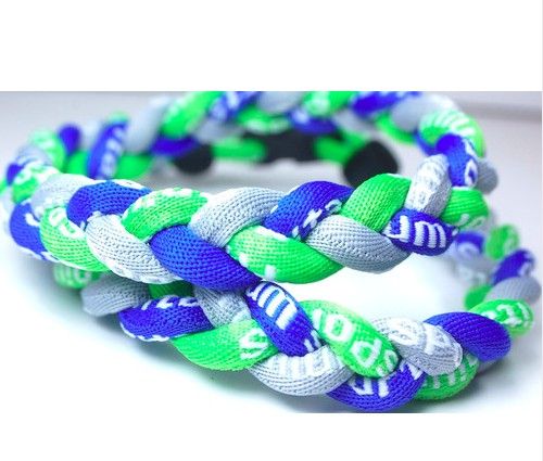 Nieuwe Titanium Gevlochten Honkbal Ketting Tornado Sport Voetbal Honkbal Nieuwe Tornado Power Energy Kettingen Choker Heren Sieraden