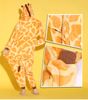 Unisex tecknad djur giraff vuxna onesies onesie pyjamas kigurumi jumpsuit hoodies sleepwear för vuxna välkomna grossist order