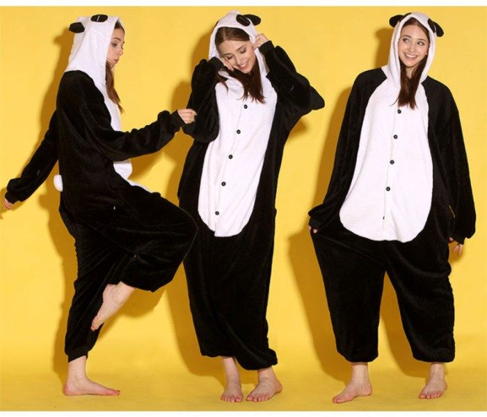 Unisex Adult Christmas Cosplay Pajamas Penguin Kigurumi Animal Costume Sleepwear