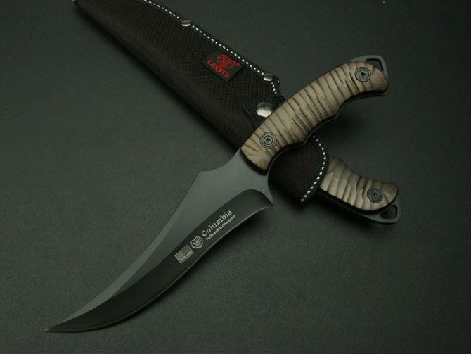 2018 Columbia K 602 Tactical Hunting Knife Camping Knife Survival