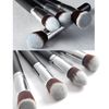 2013 New Hot 10pcs Syntetic Black Bar Silver Tube Makeup Brushes Kit