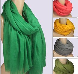 new fashion Solid Scarf Sarongs Hijabs Bandanas wrap shawl poncho 180*80cm mixed color 12pcs/lot #3368
