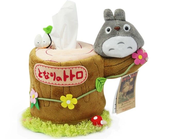 Retail Unique Design Cute Tissue Box Holder Soft Plush Towel Tube New