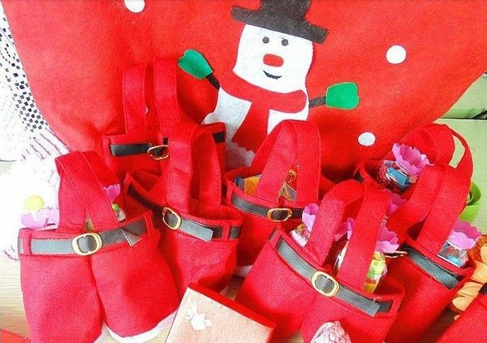 새로운 산타 바지 가방 엘프 스타일 크리스마스 창조적 인 장식 선호 사탕 박스 웨딩 크리스마스 새해 선물 가방 산타 스트랩 반바지 9347818