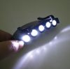 5 Leds Cap Hat Light Clip-On 5 LED Fishing Camping Head Light HeadLamp Cap with 2* CR2032 cell Batteries