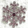 Wholesale C926 Multicolour Crystal Rhinestone Snowflake Christmas gift brooches Fashion costume Wedding party prom Flower Pin Brooch jewelry