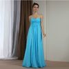 Fashion Cheap A-Line Sweetheart Sleeveless Ruffle Floor Length Evening Dresses Prom Dresses Chiffon