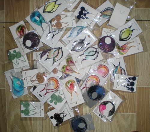 Charming Drop Earrings Girls Hanger Earring Sieraden Oorbellen Accessoire Gift 5 Paren / partij Verzenden door willekeurige # 3384