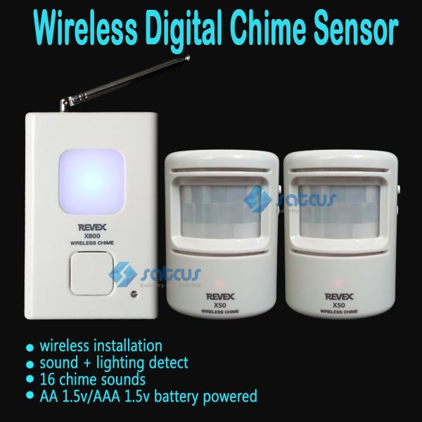 2019 Wireless Pir Motion Sensor Digital Doorbell Door Chime,Driveway