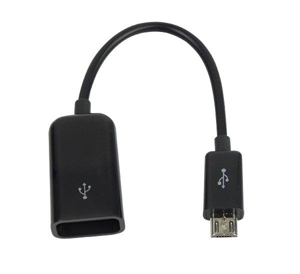 Ny Micro USB Man till USB 2.0 Kvinna OTG Data kabeladapter för Samsung Galaxy S2 S3 N7000