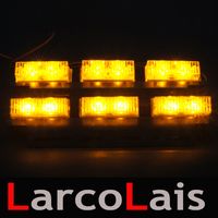 Wholesale White Amber Specify Color Comment x LED Indicator Flashing Strobe Emergency Grille Car Truck Light Lights LED