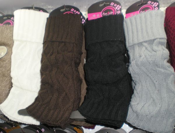 Solide hiver tricot Crochet acrylique jambières bottes couvre serré femmes danse jambières Legging es#3406
