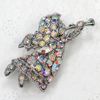 Partihandel Crystal Rhinestone Small Angel Broscher Mode Kostym Pin Brosch Smycken Present C408