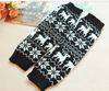 Autumn winter deer Christmas Knitted Leg Warmers Stocking Socks Boot Covers Leggings Tight 24 pairs/lot mixed colors #3427