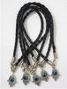 100 sztuk Fatima Hand Evil Eye Charm Lucky Bransoletki Dla Mężczyzn i Kobiet DIY Biżuteria Prezent