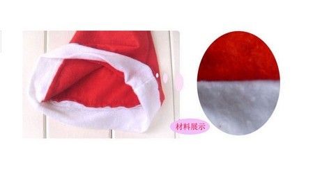 Santa Claus red Christmas hats high quality Christmas hats beautiful and exquisited christmas hats