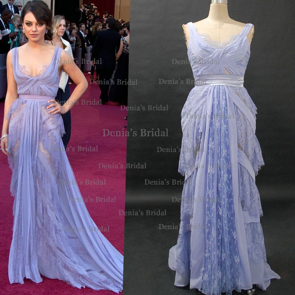 Celebrity Chiffon Dresses