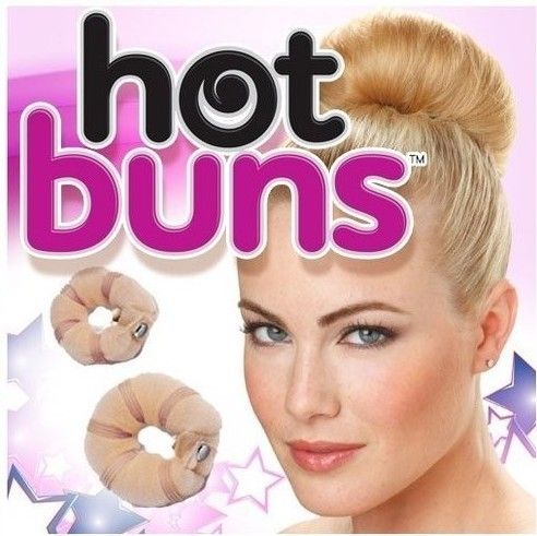 Fashion Sponge Volume Blonde Hair Styling Clip Stick Bun Curler