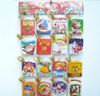 120pcslot 5cm5cm Santa cards Christmas tree ornaments Christmas hanging labels wishes cards selling at factory 6633981