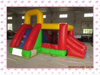 Inflatable trampoline inflatable slide inflatable bouncer jumping bed trampoline indoor toy with air blower for free shipping